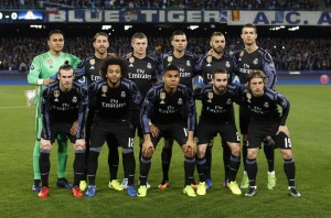 Real Madrid team. Photo: Reuters