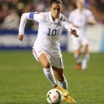 Carli Lloyd, crowned as                                                        THE WORLD'S BEST PLAYMAKER 2015 by IFFHS.
