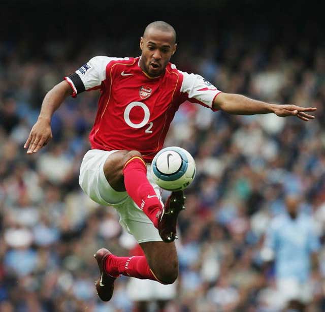 Thierry HENRY - Premiership Appearances - Arsenal FC